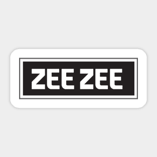 Logo Tee - ZeeZee Style Sticker